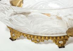 Fine French Japonisme Gilt Bronze Mounted Hand Carved Crystal Centerpiece - 4703493