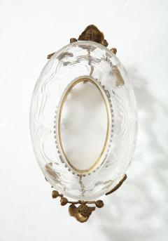 Fine French Japonisme Gilt Bronze Mounted Hand Carved Crystal Centerpiece - 4703494