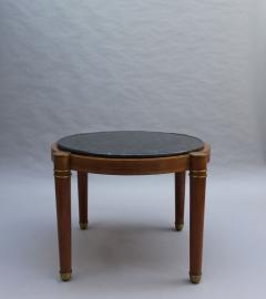 Fine French Large Art Deco Mahogany Gu ridon with Marble Top - 2149076