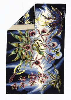 Fine French Mid Century Tapestry Signed by Jean Lurcat 39 x 5 11  - 4241561