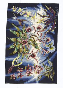 Fine French Mid Century Tapestry Signed by Jean Lurcat 39 x 5 11  - 4241562