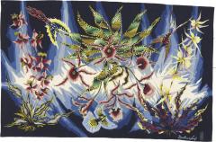 Fine French Mid Century Tapestry Signed by Jean Lurcat 39 x 5 11  - 4247580