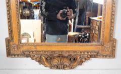 Fine George II Carved Stained Pine Mirror - 4643372