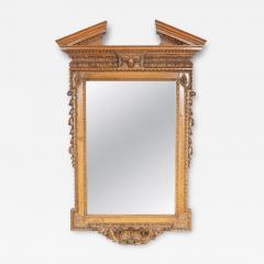 Fine George II Carved Stained Pine Mirror - 4643829