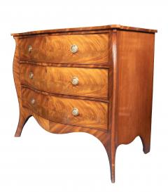 Fine George III Mahogany Serpentine Chest Of Drawers - 4458820