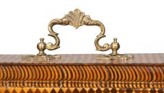 Fine George III Parquetry Teacaddy - 4789139