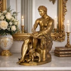 Fine Grand Tour Italian Bronze Sculpture of Ludovisi Ares Mars ca 1872 - 4485343