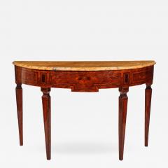Fine Italian 18th Century Marquetry Console Table - 637266