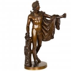 Fine Italian Grand Tour 19th Century Bronze Sculpture of Apollo Belvedere - 4617628