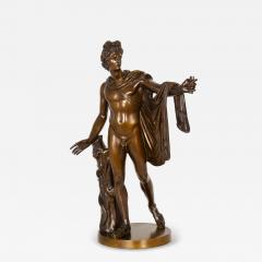 Fine Italian Grand Tour 19th Century Bronze Sculpture of Apollo Belvedere - 4618973