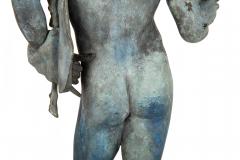 Fine Italian Grand Tour Antique Bronze Sculpture Statue of Narcissus of Pompeii - 4621956