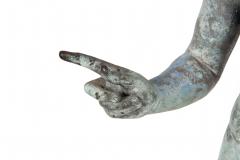 Fine Italian Grand Tour Antique Bronze Sculpture Statue of Narcissus of Pompeii - 4621958