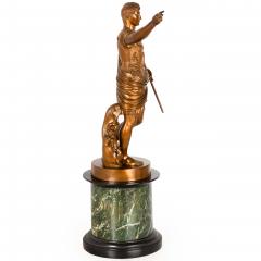 Fine Italian Grand Tour Bronze Sculpture of Augustus Prima Porta by Boschetti - 4621760