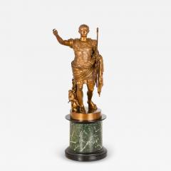 Fine Italian Grand Tour Bronze Sculpture of Augustus Prima Porta by Boschetti - 4621835