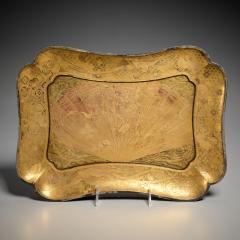 Fine Japanese Meiji Period gilt lacquerware tray - 4006275
