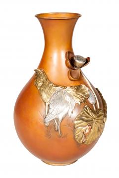 Fine Japanese Mixed Metal Vase - 4524443