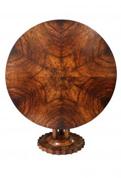 Fine Large Biedermeier Walnut Table Vienna c 1825  - 3589889