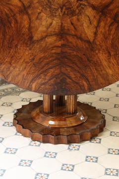 Fine Large Biedermeier Walnut Table Vienna c 1825  - 3589893