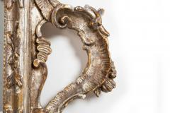 Fine Large Italian Rococo Silver Gilt Carved Antique Wall Mirror circa 1870 - 4501391