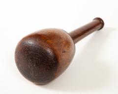 Fine Lignum Vitae Mortar by F West with a Companion Pestle 17th century - 1805850