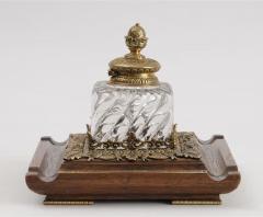 Fine Louis Philippe Gilt Bronze Mounted Square Oak Inkstand - 3937330