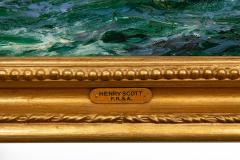 Fine Maritime Seascape Painting of American Clipper Ships by Henry Scott - 4483987