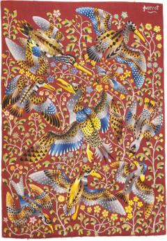 Fine Mid Century French Tapestry Signed Perrot 4 10 x 6 10  - 4247572