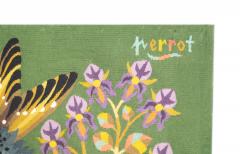 Fine Mid Century French Tapestry Signed Perrot 53 x 7 5  - 4241490