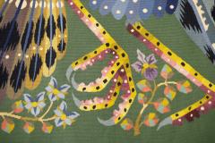Fine Mid Century French Tapestry Signed Perrot 53 x 7 5  - 4241494