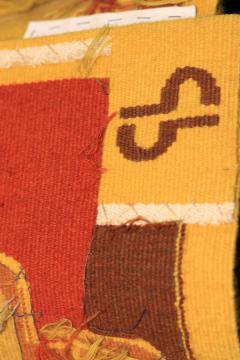 Fine Mid century French tapestry Signed by Simon Chaye 4 0 x 6 2  - 4241525