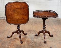 Fine Near Pair of Georgian Padouk Fretwork Gallery Tables - 2850605