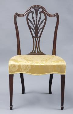 Fine Pair English Period Hepplewhite Side Chairs - 141318