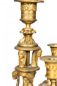 Fine Pair Of Charles X Gilt Bronze Bouillotte Lamps - 4187541