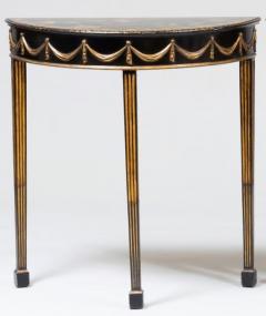 Fine Pair of Adam Style Chinoiserie Lacquer Tables - 3937058