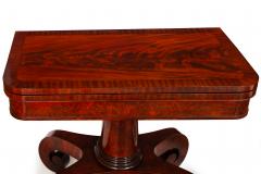 Fine Pair of American Classical Mahogany Card Tables Massachusetts ca 1820 - 4735098