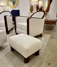 Fine Pair of Art Deco club chairs by D I M D coration Interieure Moderne  - 3648744