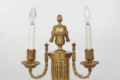 Fine Pair of E F Caldwell Gilt Bronze Two Light Lamps circa 1900 - 711394