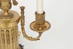 Fine Pair of E F Caldwell Gilt Bronze Two Light Lamps circa 1900 - 711396