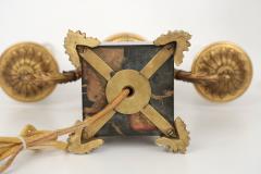 Fine Pair of E F Caldwell Gilt Bronze Two Light Lamps circa 1900 - 711402