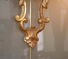 Fine Pair of George III Giltwood Two Light Sconces - 2152676