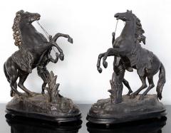 Fine Pair of Gilt Tole Equestrian Figures with Blackamoors Italy - 4644647