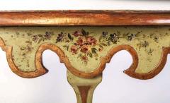 Fine Pair of Italian 18th Century Painted Console Tables with Pair of Mirrors - 1476347