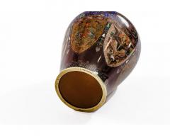 Fine Pair of Meiji Cloisonn Enamel Vases Attributed to The Ando Jubei Company - 4556122