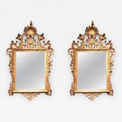 Fine Pair of Venetian Carved and Giltwood Mirrors Italy circa 1750 - 633263