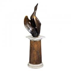 Fine Patinated Bronze Phoenix - 794388