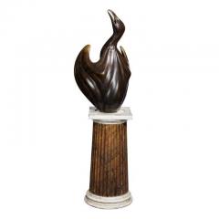 Fine Patinated Bronze Phoenix - 794389