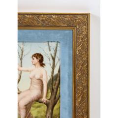 Fine Quality Antique Berlin K P M Hand Painted Porcelain Rectangular Plaque - 1217721