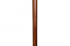 Fine Rare Inlaid Rosewood Dodecahedron Cane Walking Stick - 4502790
