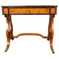 Fine Regency Amboyna And Calamander Games Table - 4144430