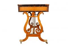 Fine Regency Amboyna And Calamander Games Table - 4144432